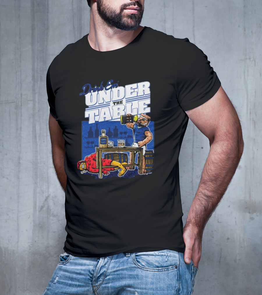 Kentucky Wildcats Vs. Louisville Cardinals Drink Em Under The Table T-Shirt