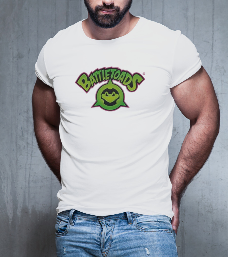Battletoads Green Logo Frog Emblem T-Shirt