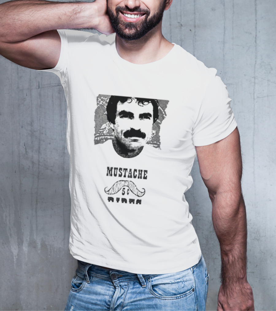 Mustache Rides 5 Cents Tom Selleck T-Shirt