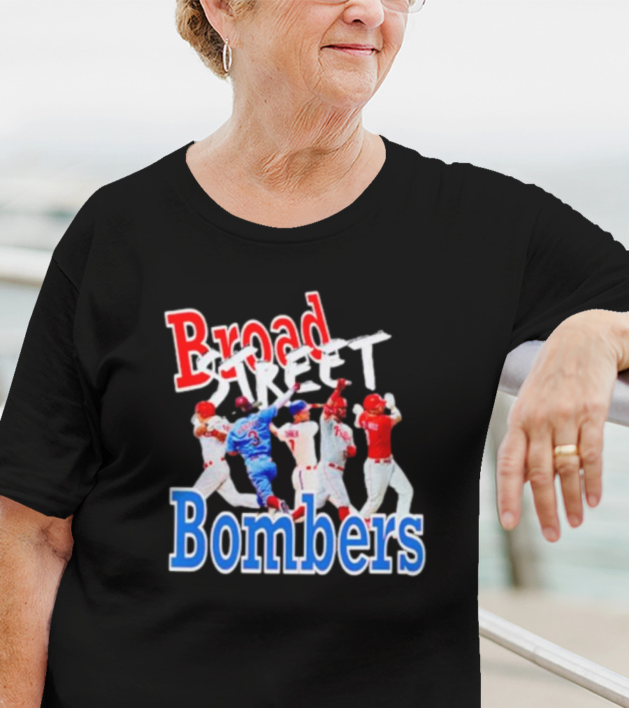 Philadelphia Phillies Broad Street Bombers Baseball Players T-Shirt