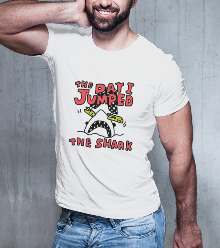 The Day I Jumped The Shark With Diving Fins T-Shirt