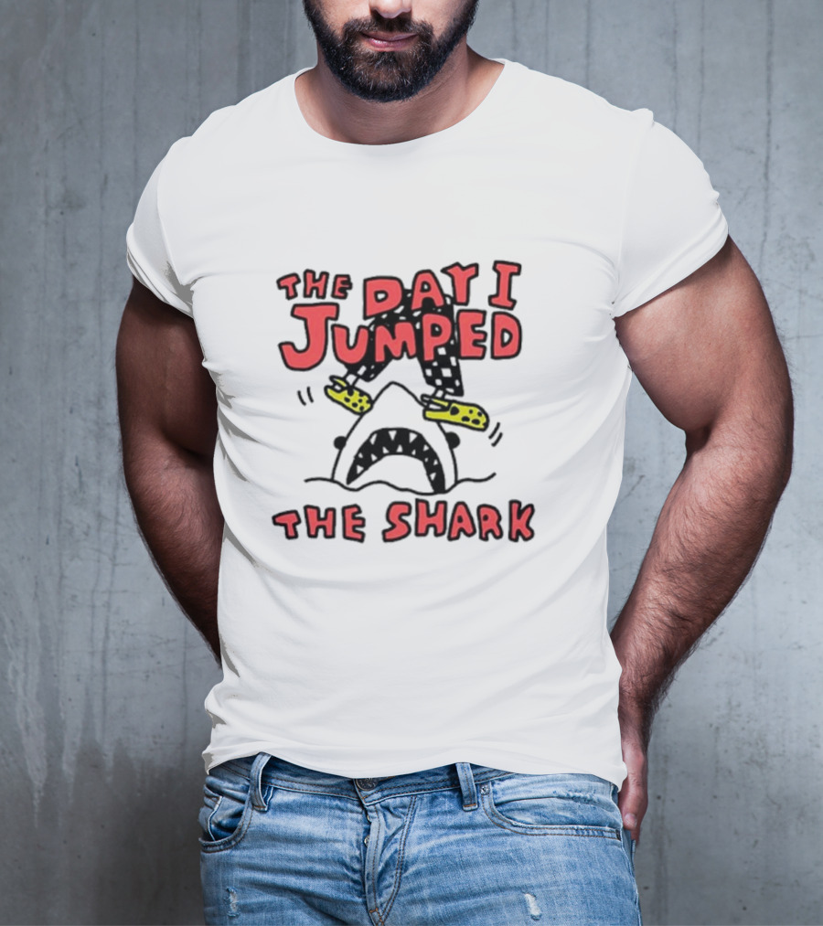 The Day I Jumped The Shark With Diving Fins T-Shirt