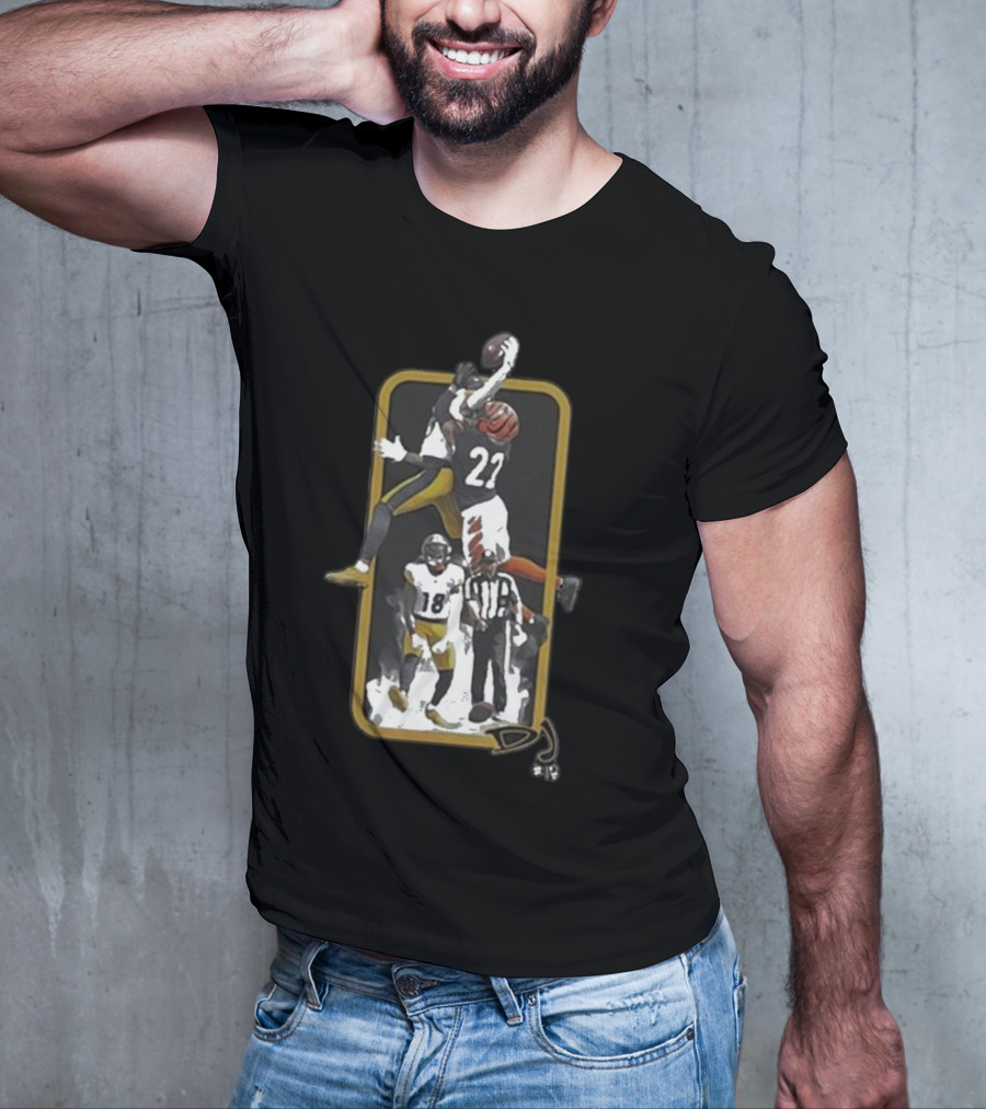 Big Play DJ 27 Football Catch Steel City Showdown T-Shirt