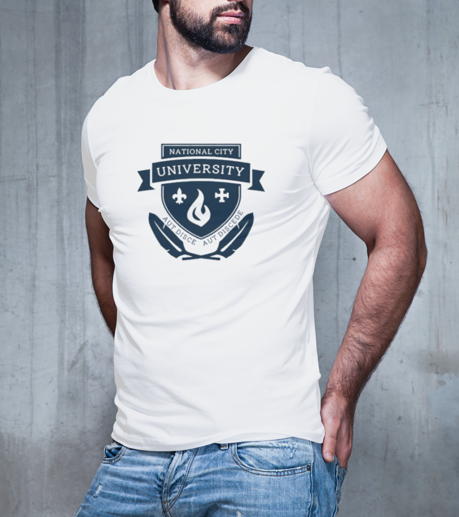 National City University Lena Luthor Aut Disce Aut Discede T-Shirt