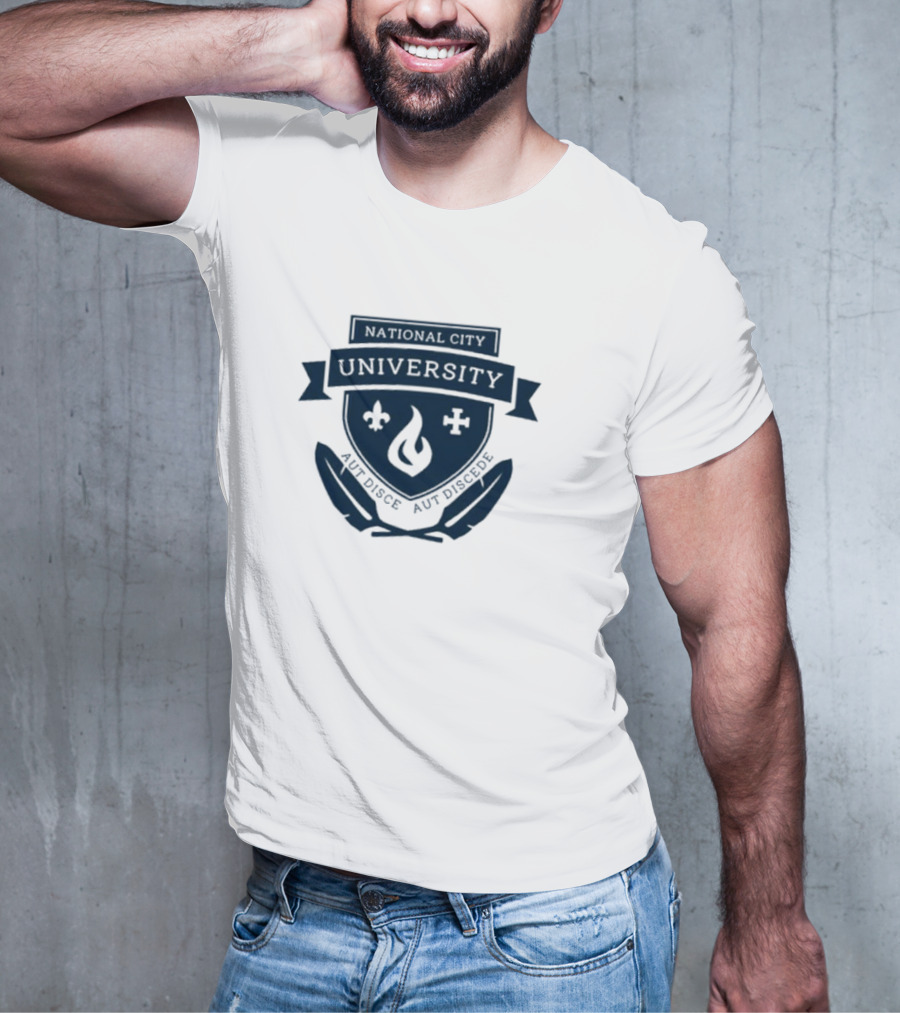 National City University Lena Luthor Aut Disce Aut Discede T-Shirt