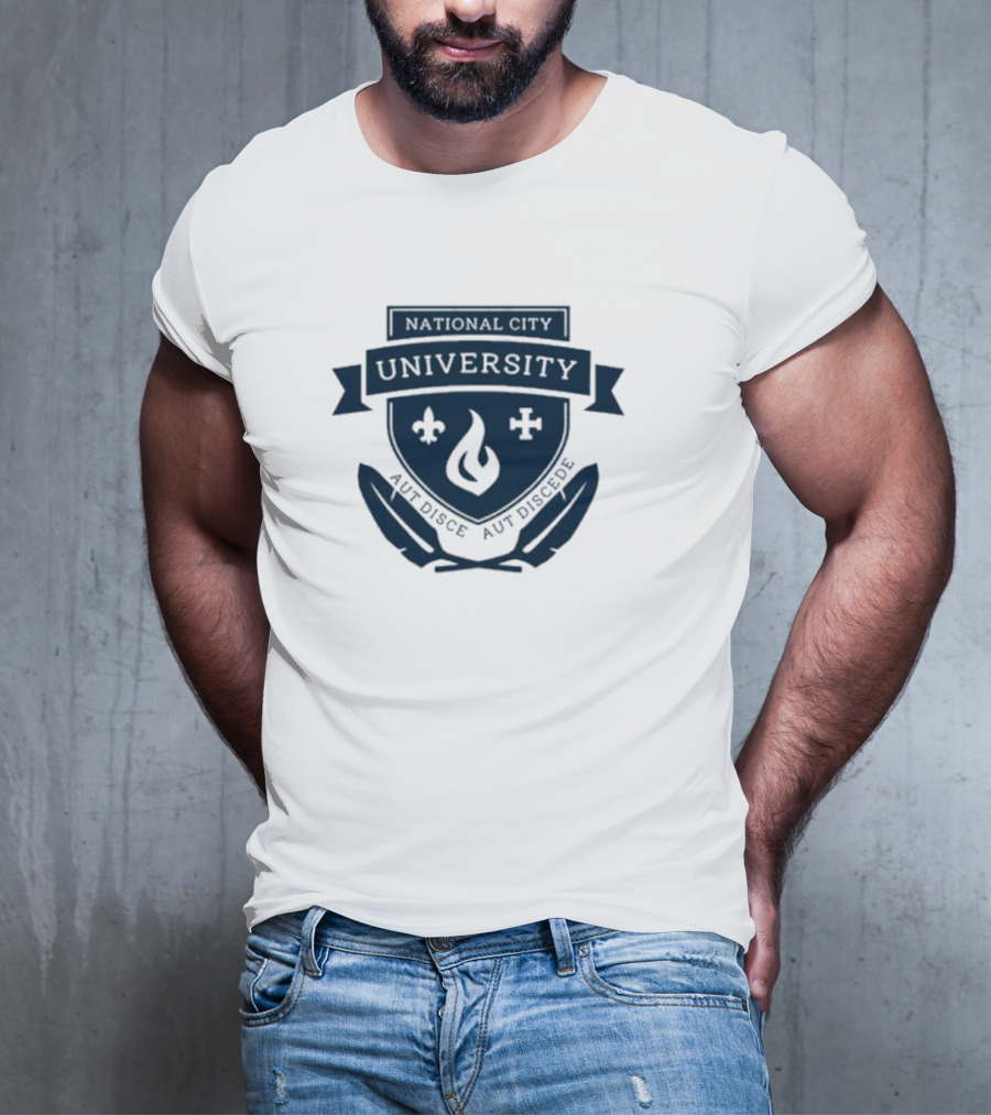 National City University Lena Luthor Aut Disce Aut Discede T-Shirt