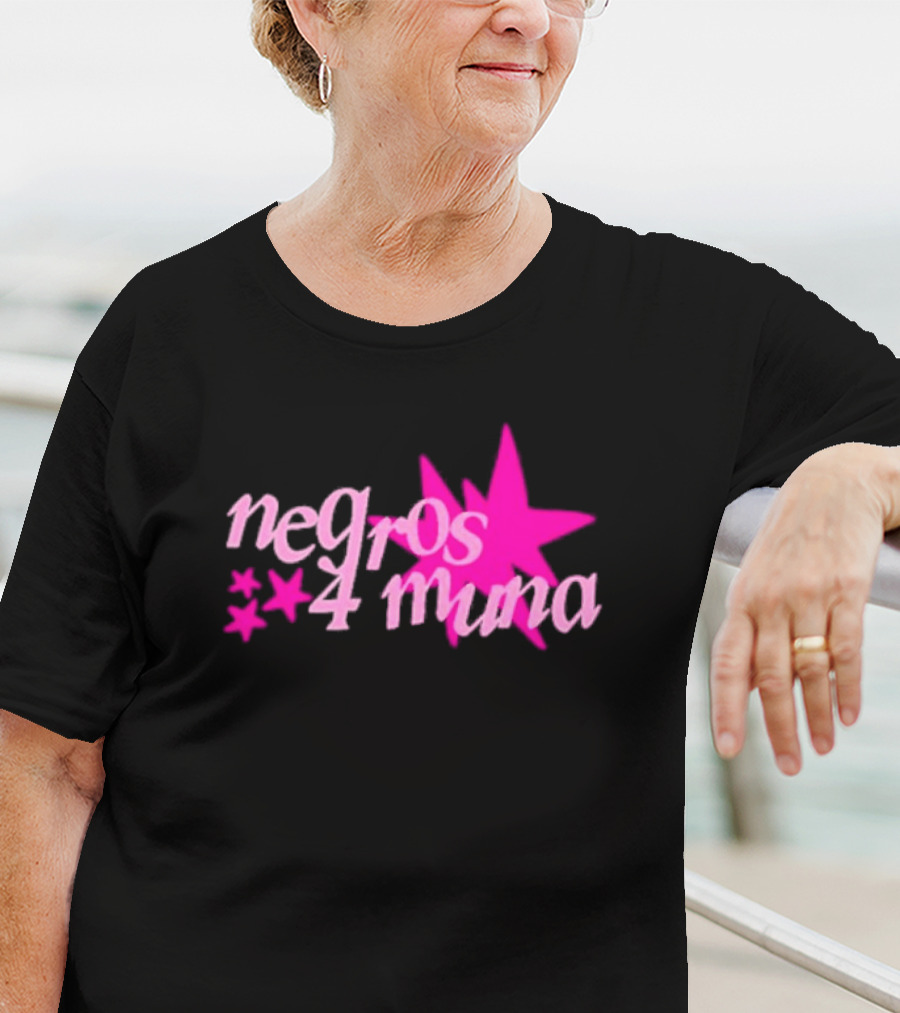 Negros 4 Muna Pink Stars T-Shirt