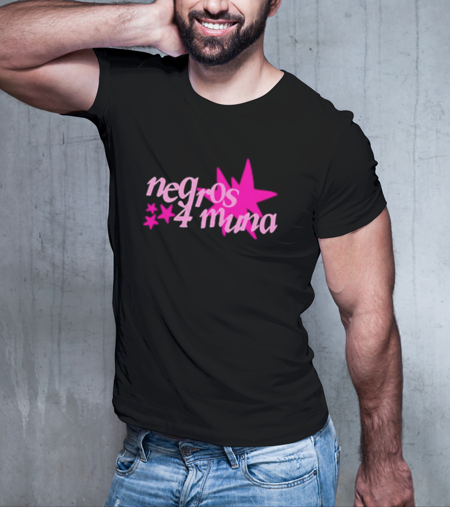 Negros 4 Muna Pink Stars T-Shirt