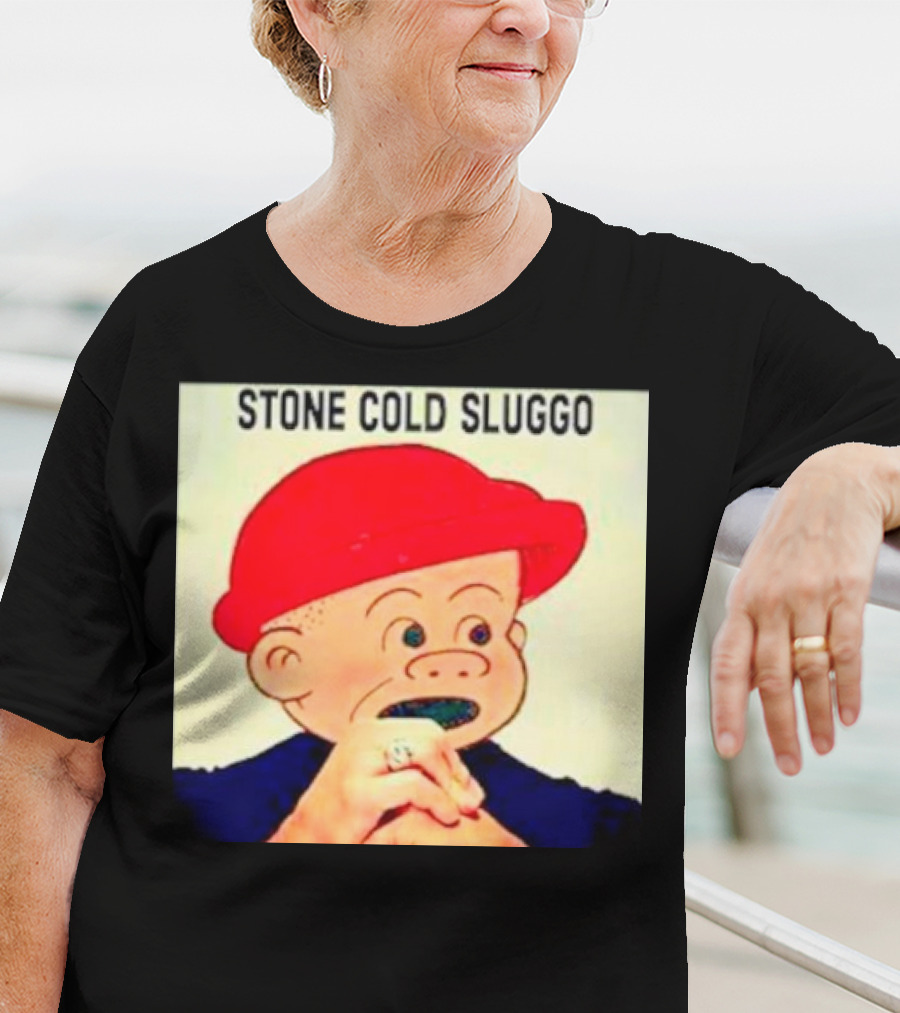 STONE COLD SLUGGO RED HAT CHARACTER HAND GESTURE T-Shirt