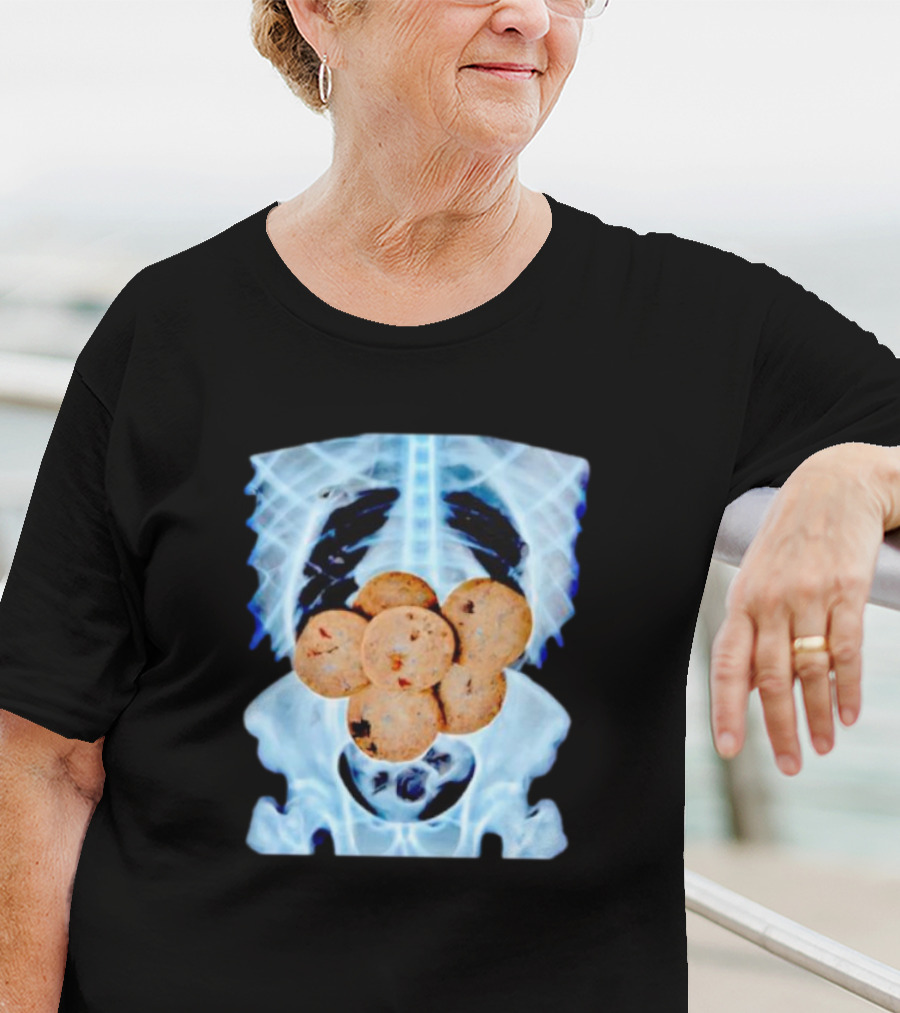 Uncle’s X-Ray Cookies Inside Skeleton Bones T-Shirt