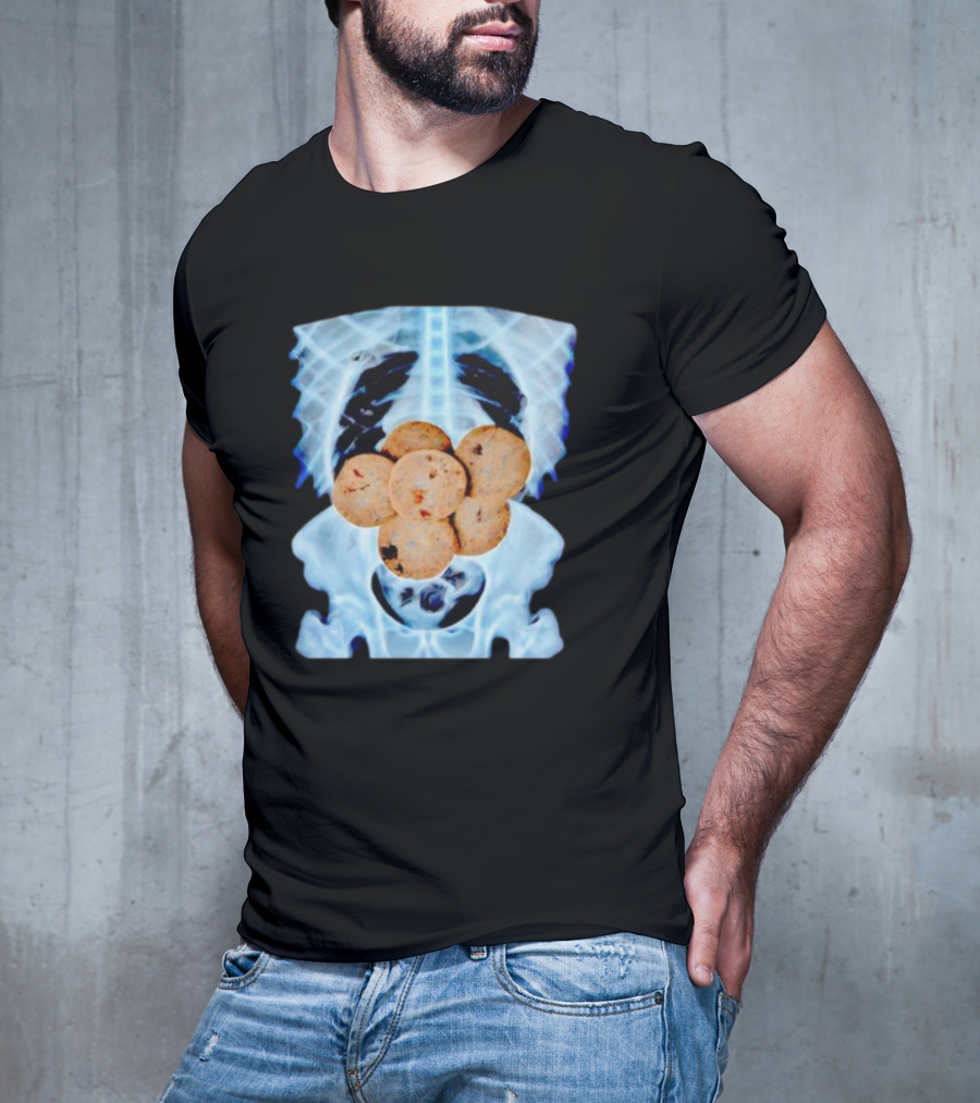 Uncle’s X-Ray Cookies Inside Skeleton Bones T-Shirt