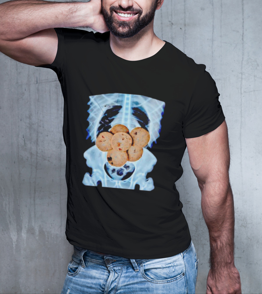 Uncle’s X-Ray Cookies Inside Skeleton Bones T-Shirt