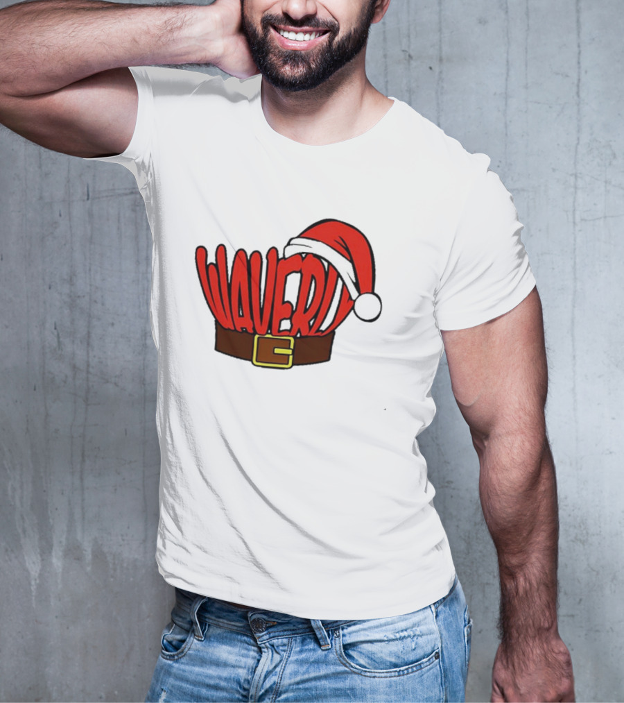 Waverly Christmas Santa Hat With Belt T-Shirt