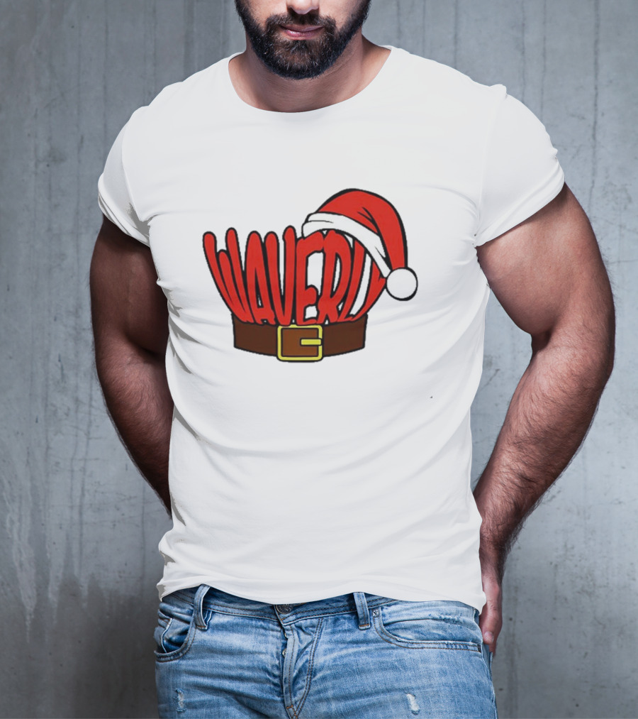 Waverly Christmas Santa Hat With Belt T-Shirt