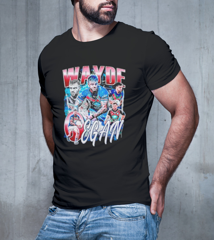 Wayde Egan New Zealand Warriors Rugby T-Shirt