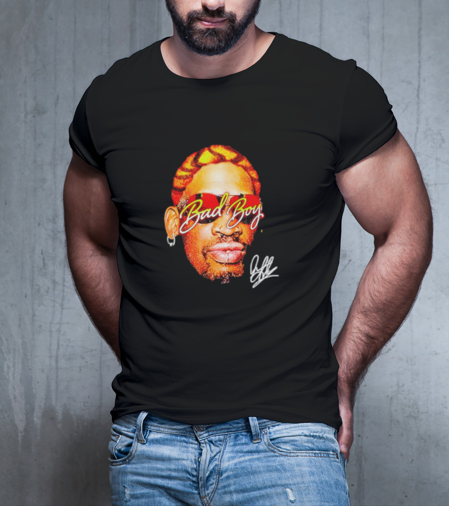 Dennis Rodman Bad Boy Signature Shades T-Shirt