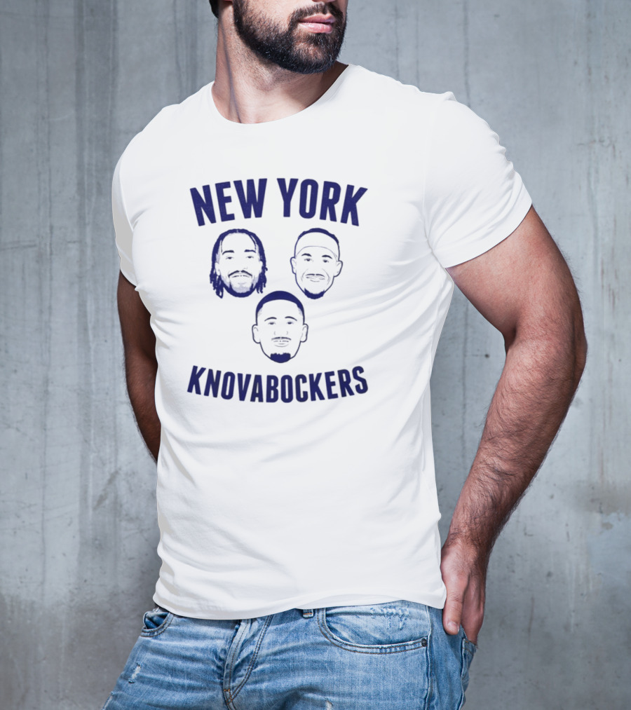 New York Knovabockers With Trio Faces T-Shirt