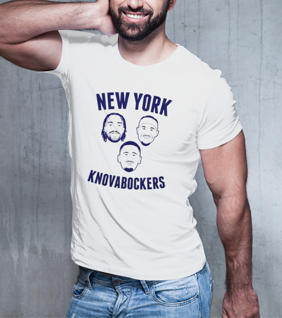 New York Knovabockers With Trio Faces T-Shirt