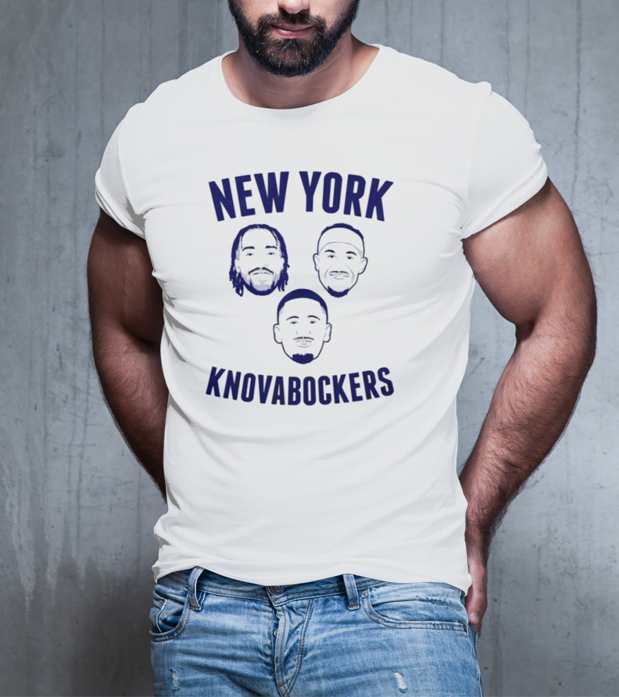 New York Knovabockers With Trio Faces T-Shirt