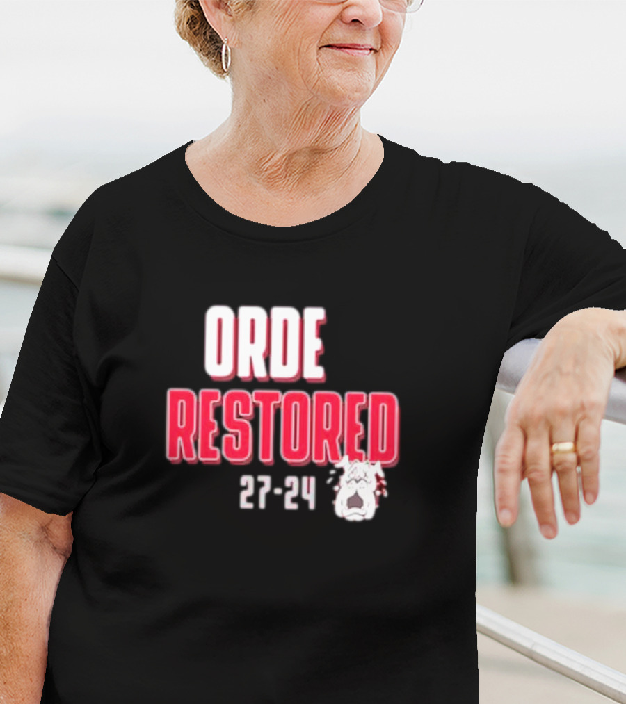 Alabama Crimson Tide ORDE Restored 27-24 Bulldog T-Shirt