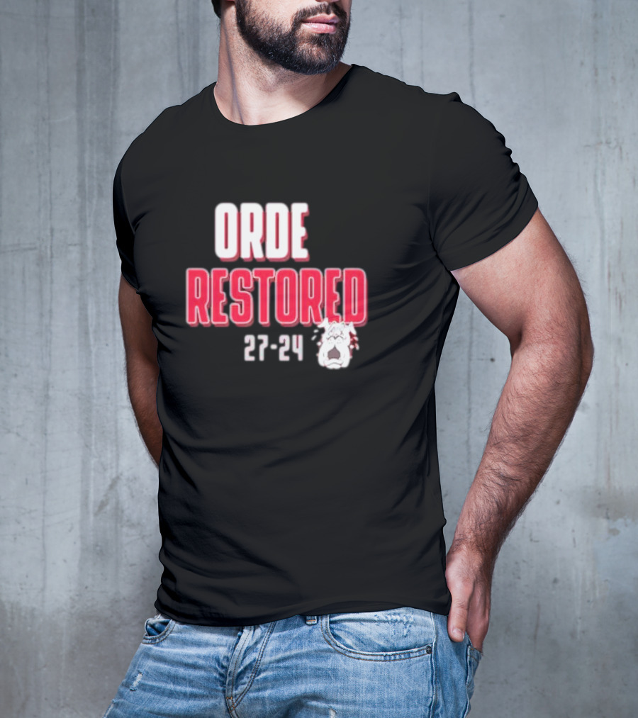 Alabama Crimson Tide ORDE Restored 27-24 Bulldog T-Shirt