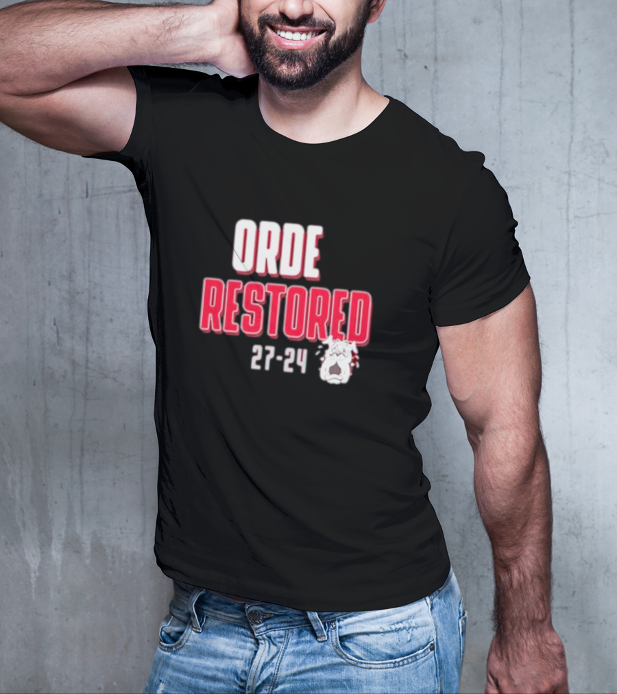 Alabama Crimson Tide ORDE Restored 27-24 Bulldog T-Shirt