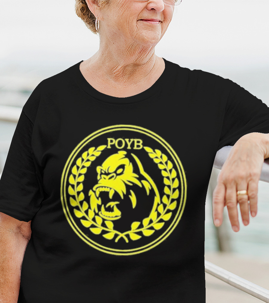 POYB Monkey Forgiato Blow USA Store Emblem T-Shirt