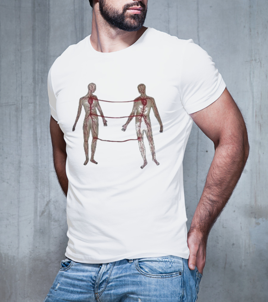 Marcos Alvarado Vascular Diagram Connected Figures T-Shirt