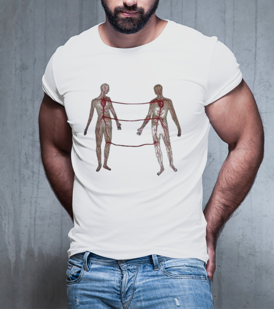 Marcos Alvarado Vascular Diagram Connected Figures T-Shirt