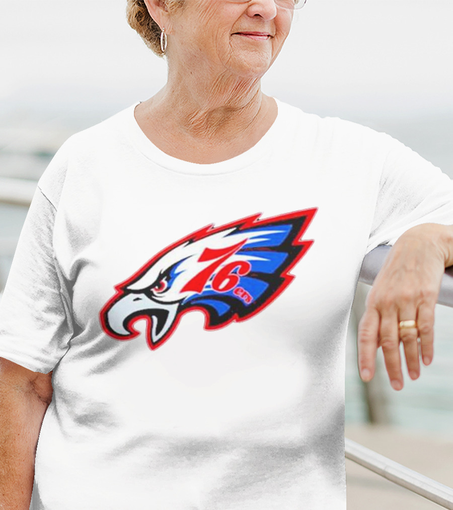 Philadelphia Eagles And 76ers Combined T-Shirt