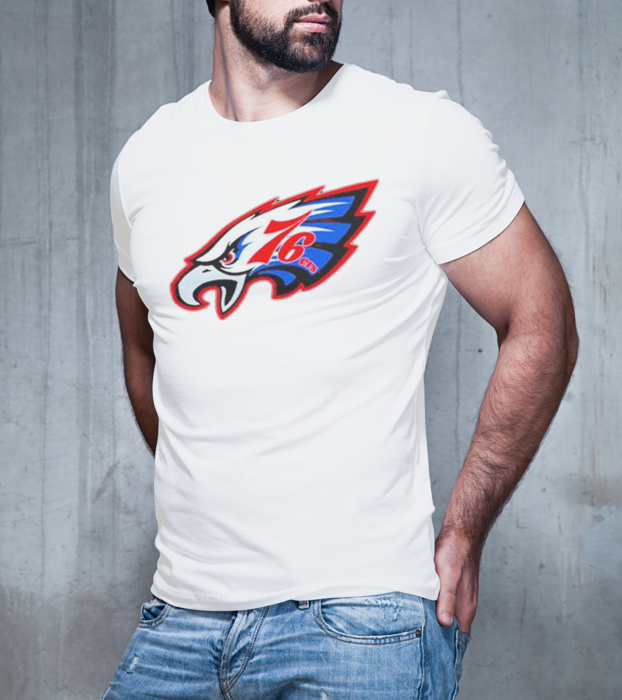 Philadelphia Eagles And 76ers Combined T-Shirt