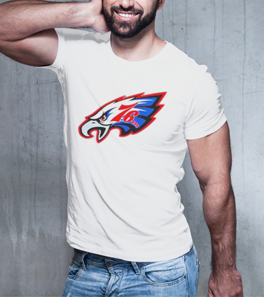 Philadelphia Eagles And 76ers Combined T-Shirt