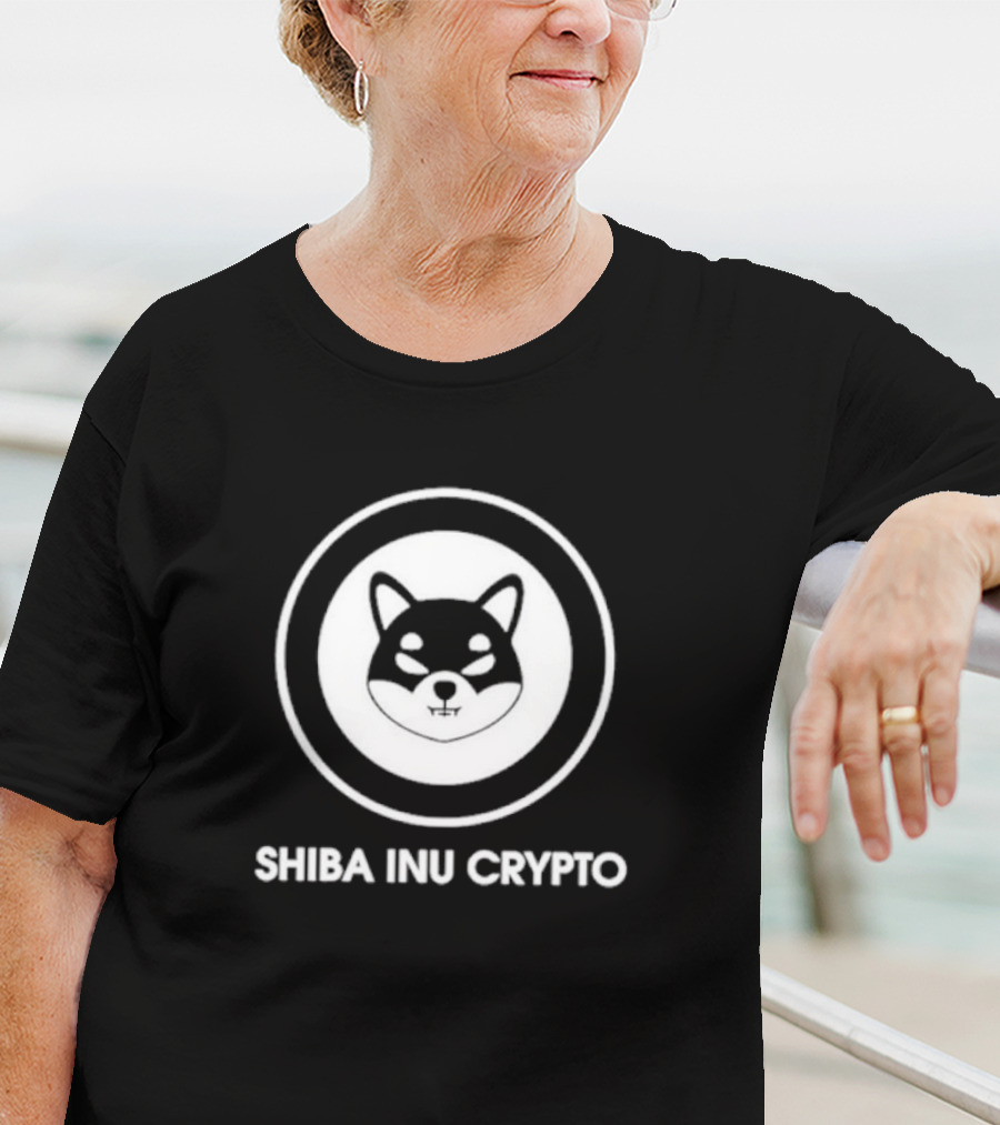 SHIBA INU CRYPTO CIRCLE FACE T-Shirt