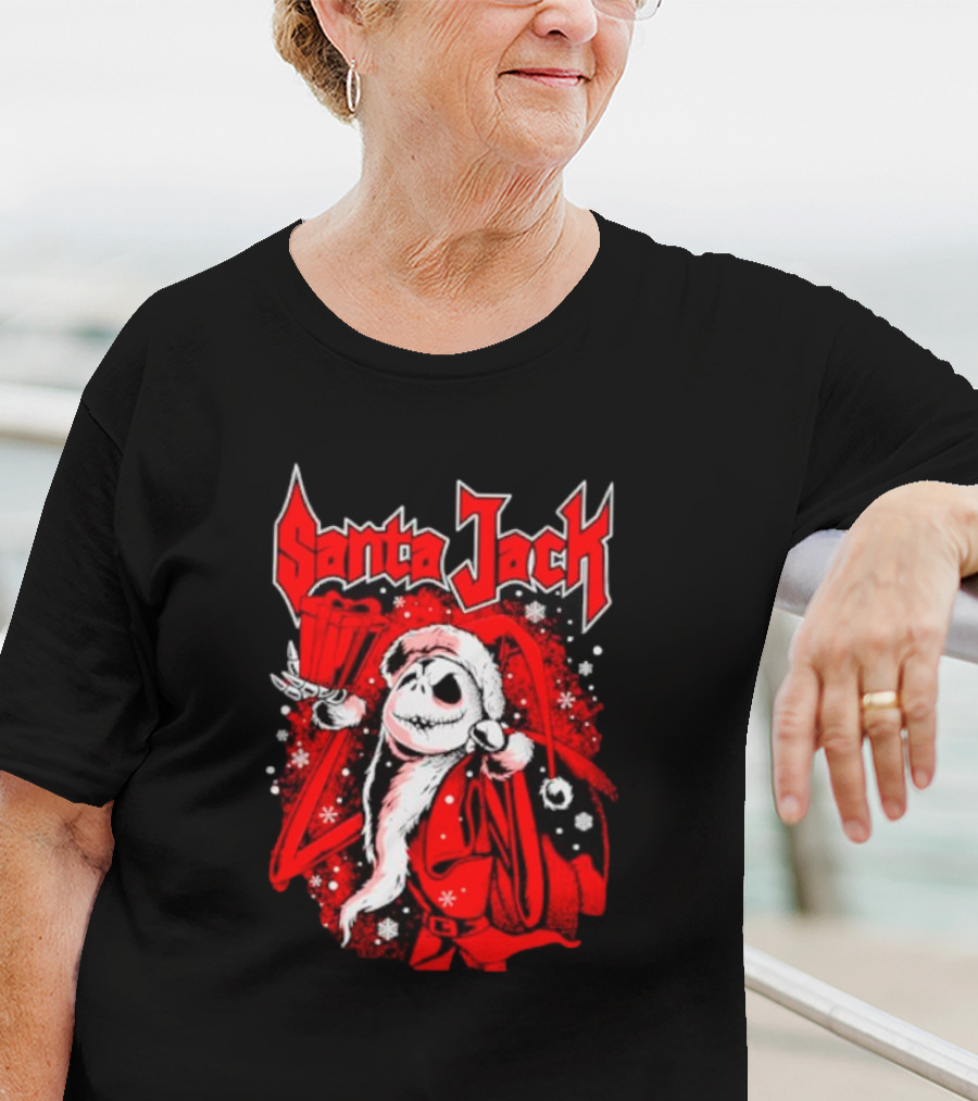 Santa Jack The Nightmare Before Christmas Jack Skellington T-Shirt