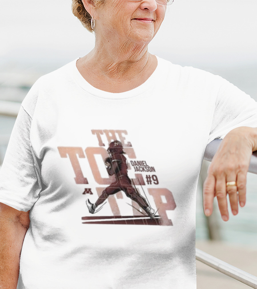 Daniel Jackson #9 The Toe Tap Football Motion Graphics T-Shirt