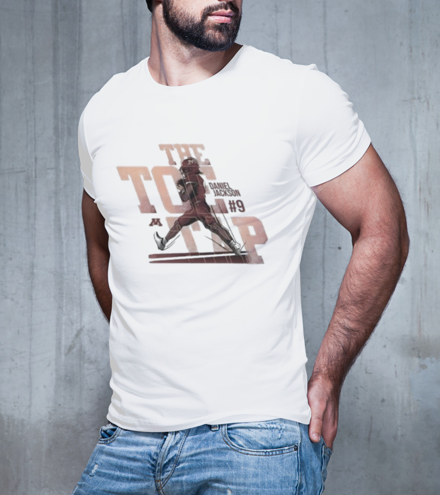 Daniel Jackson #9 The Toe Tap Football Motion Graphics T-Shirt