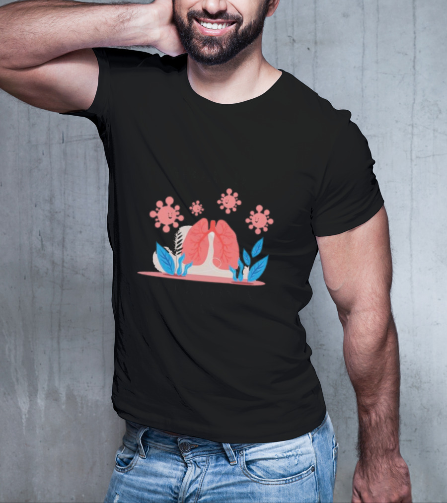 World Pneumonia Day Lungs And Germs Awareness T-Shirt