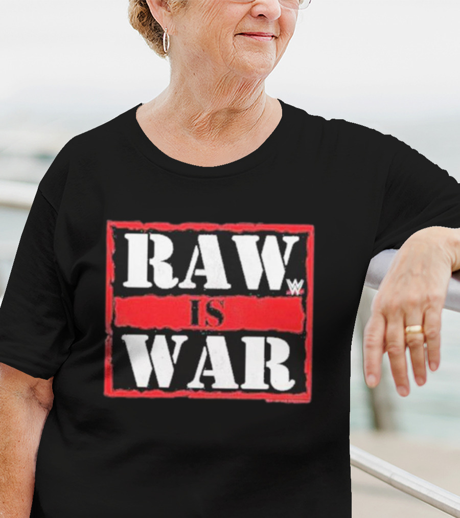 WWE Raw Is War Logo Design Ripple Junction T-Shirt