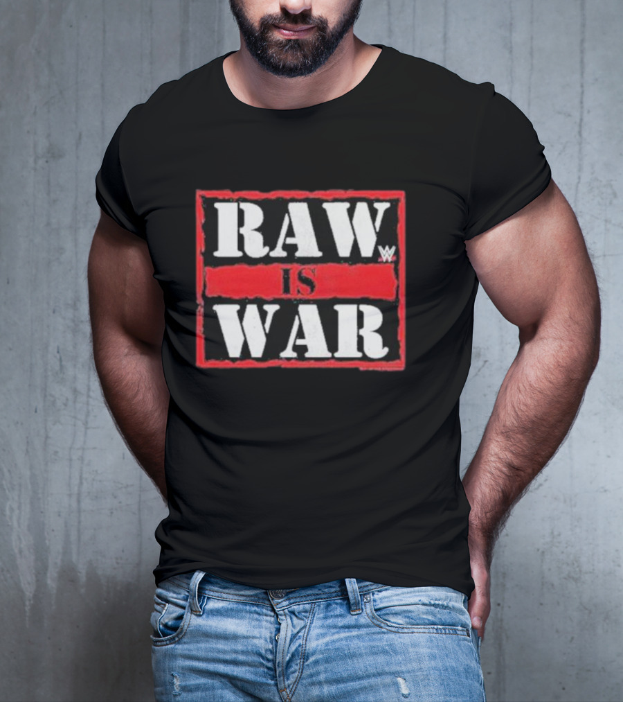 WWE Raw Is War Logo Design Ripple Junction T-Shirt