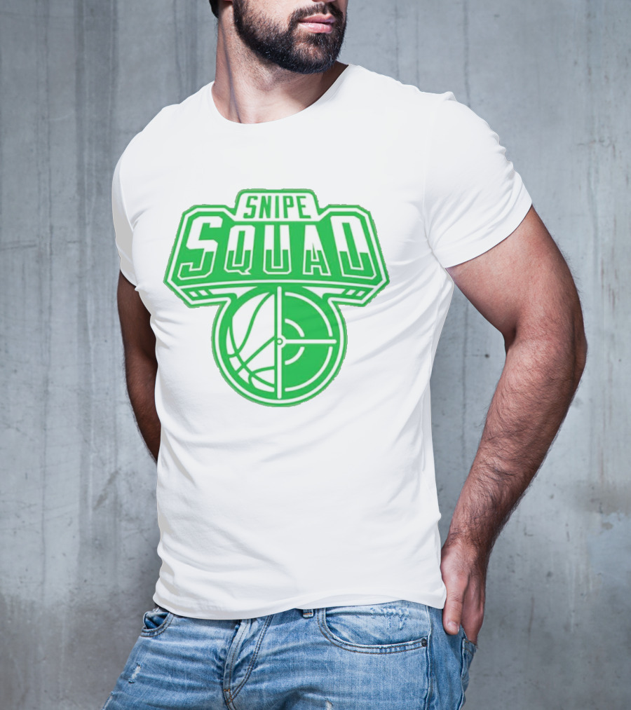 Boston Celtics Snipe Squad Basketball Crosshair T-Shirt
