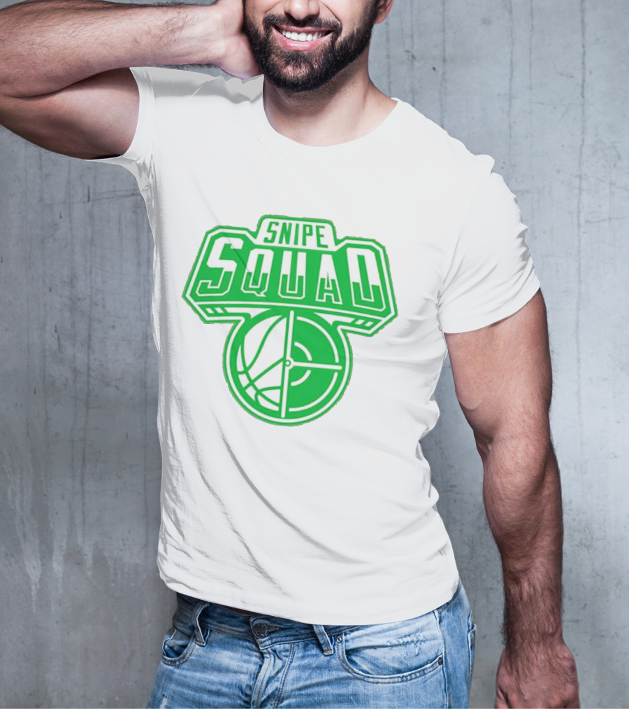 Boston Celtics Snipe Squad Basketball Crosshair T-Shirt