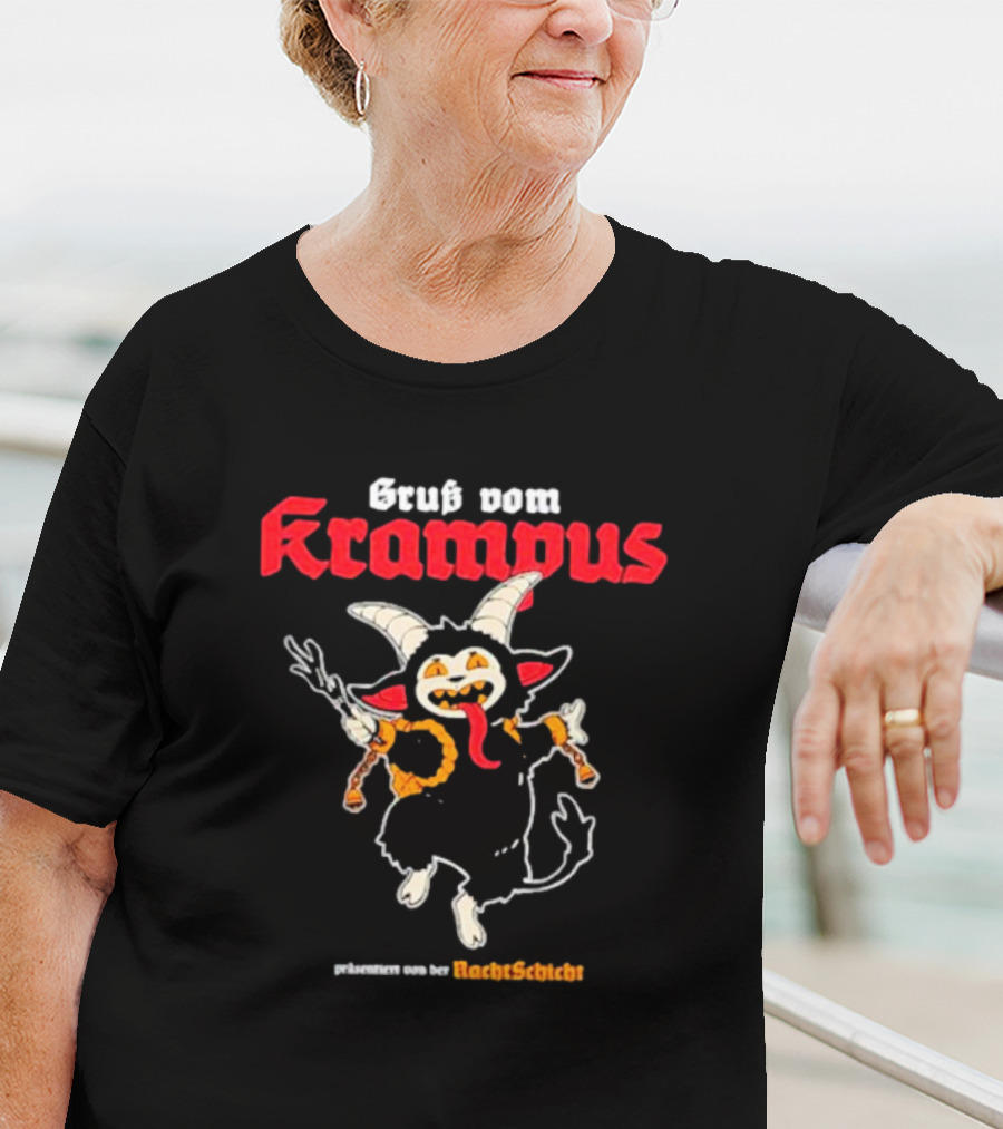 Grub Vom Krampus Präsentiert Von Der Nachtschicht T-Shirt