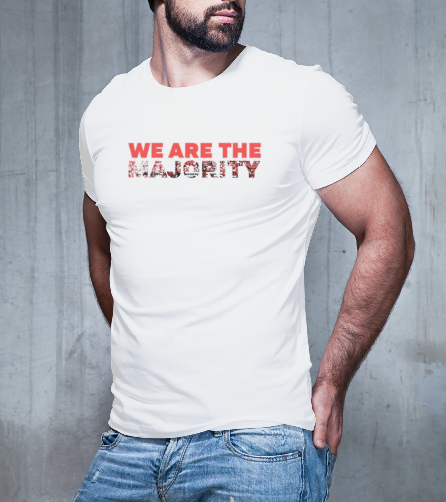 We Are The Majority Bold Red T-Shirt