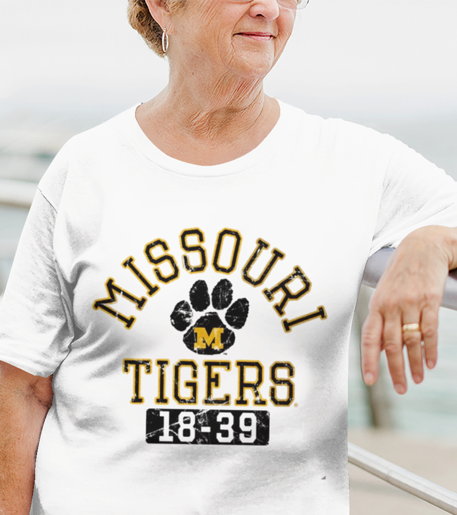 Missouri Tigers 18-39 Paw Logo Mizzou Legacy T-Shirt