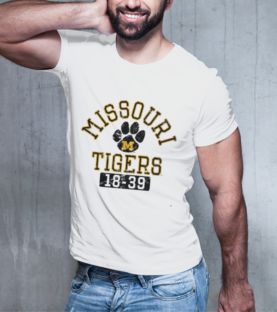 Missouri Tigers 18-39 Paw Logo Mizzou Legacy T-Shirt