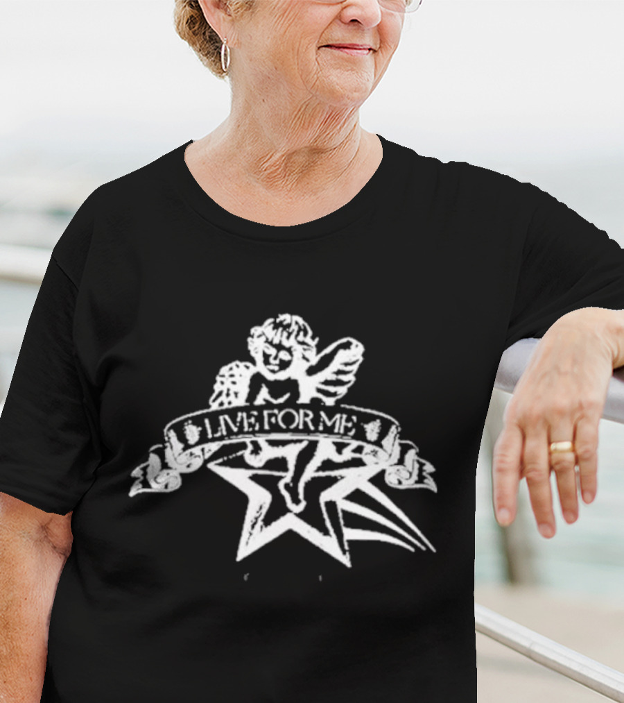 Omar Apollo Live For Me Angelic Cherub With Star T-Shirt