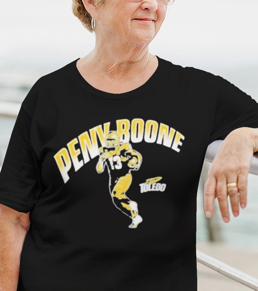 Penny Boone Toledo Football Number 13 Caricature T-Shirt