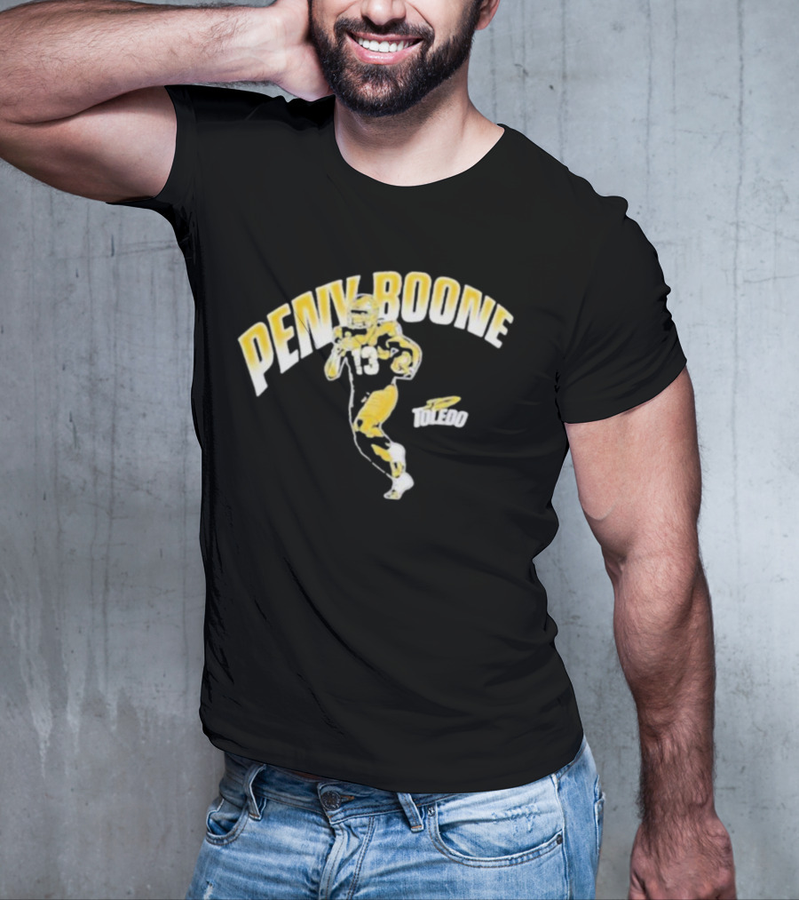 Penny Boone Toledo Football Number 13 Caricature T-Shirt