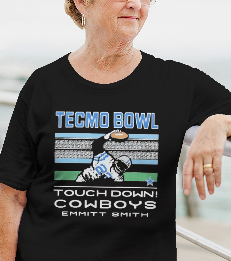 Tecmo Bowl Touchdown Cowboys Emmitt Smith T-Shirt