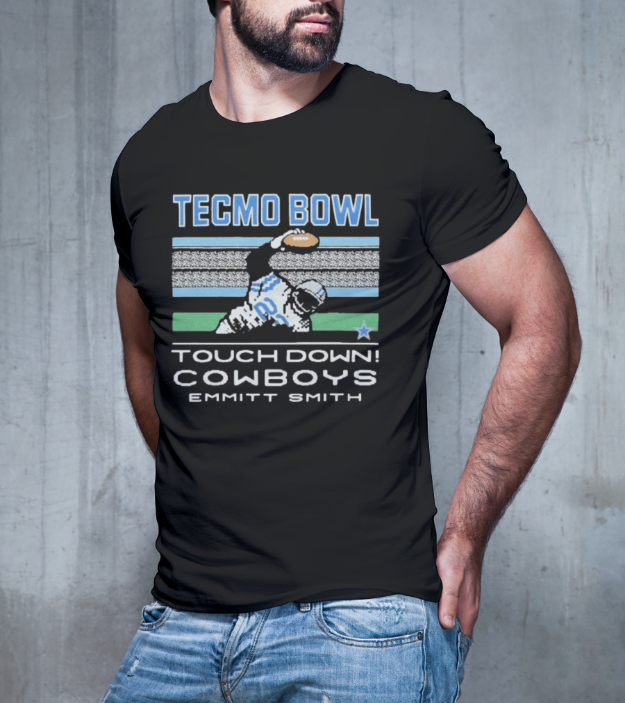 Tecmo Bowl Touchdown Cowboys Emmitt Smith T-Shirt